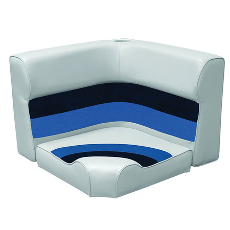 WISE Wise 8WD133-1008 Deluxe Corner Section - White/Navy/Blue 8WD133-1008